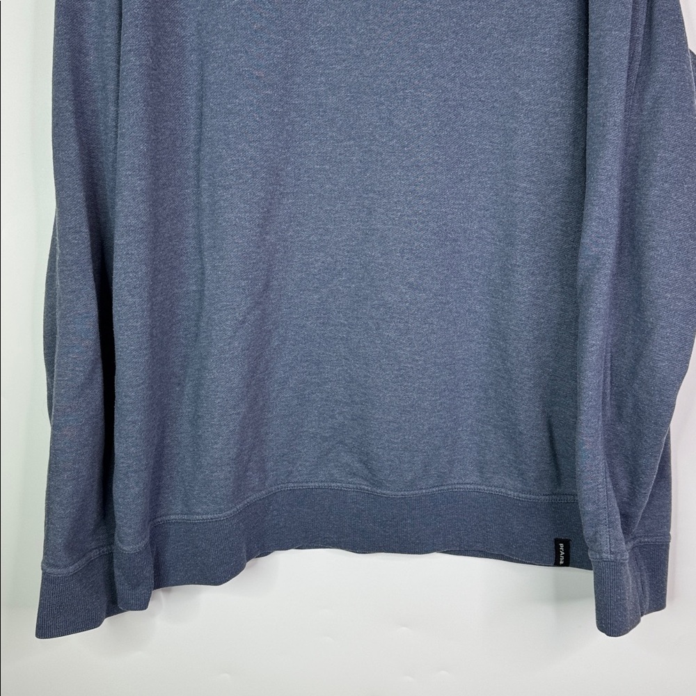 Prana Patch Pullover Crewneck Blue Sweatshirt Siz… - image 3